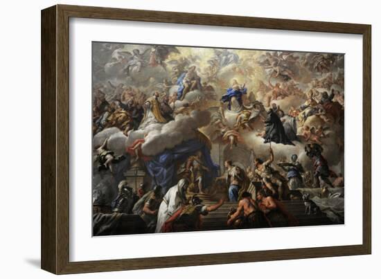 Triumph of the Immaculate, 1710-1715-Paolo Di Matteis-Framed Giclee Print