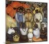 Triumph of the Revolution, Distribution of Food-Diego Rivera-Mounted Art Print