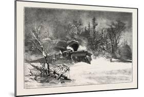 Triumph of the Snow-Plough, Canada, Nineteenth Century-null-Mounted Giclee Print