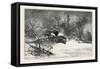 Triumph of the Snow-Plough, Canada, Nineteenth Century-null-Framed Stretched Canvas