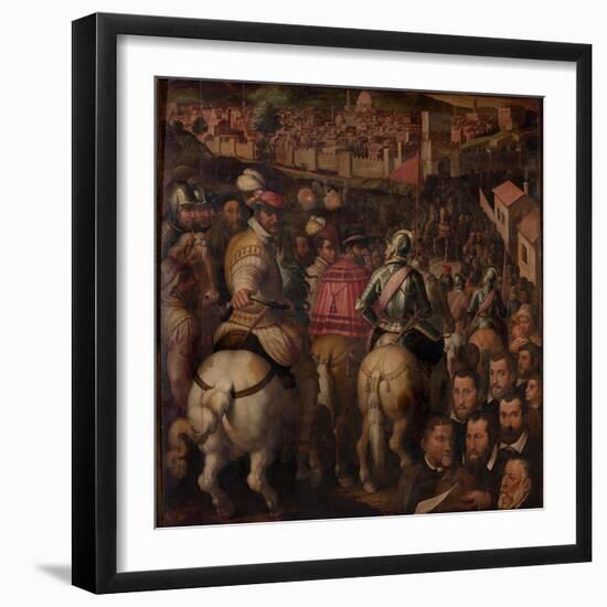 Triumph of the War Against Siena, 1563-1565-Giorgio Vasari-Framed Giclee Print