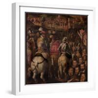 Triumph of the War Against Siena, 1563-1565-Giorgio Vasari-Framed Giclee Print