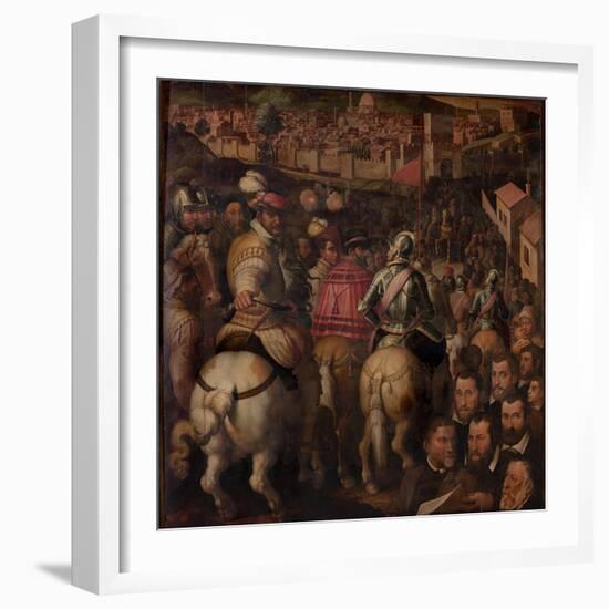 Triumph of the War Against Siena, 1563-1565-Giorgio Vasari-Framed Giclee Print