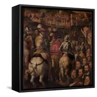 Triumph of the War Against Siena, 1563-1565-Giorgio Vasari-Framed Stretched Canvas