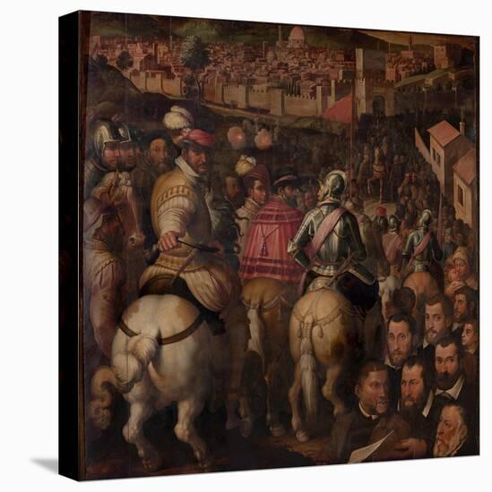 Triumph of the War Against Siena, 1563-1565-Giorgio Vasari-Stretched Canvas