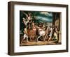 Triumph of Titus and Vespasian (Painting, Ca 1537)-Giulio Romano-Framed Giclee Print