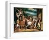 Triumph of Titus and Vespasian (Painting, Ca 1537)-Giulio Romano-Framed Giclee Print