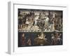 Triumph of Venus and Sign of Taurus, Scenes from Month of April, Ca 1470-Francesco del Cossa-Framed Giclee Print