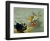Triumph of Virtue and Nobility-Giovanni Battista Tiepolo-Framed Premium Giclee Print