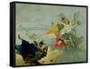 Triumph of Virtue and Nobility-Giovanni Battista Tiepolo-Framed Stretched Canvas