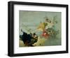 Triumph of Virtue and Nobility-Giovanni Battista Tiepolo-Framed Giclee Print