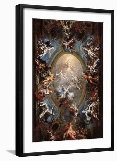 Triumph of Virtue-Giacomo Del Po-Framed Giclee Print