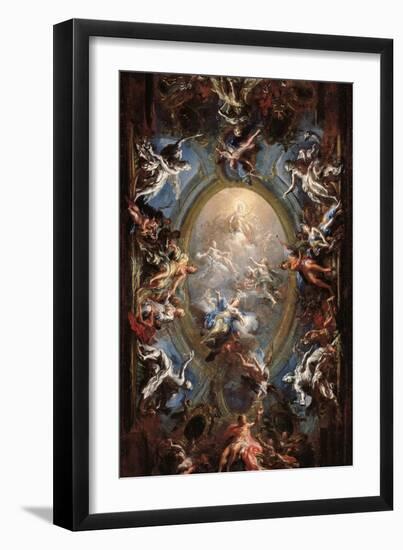 Triumph of Virtue-Giacomo Del Po-Framed Giclee Print