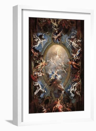 Triumph of Virtue-Giacomo Del Po-Framed Giclee Print