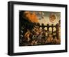 Triumph of Virtue-Andrea Mantegna-Framed Art Print