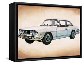 Triumph Stag-null-Framed Stretched Canvas