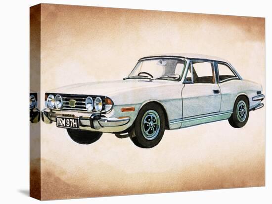 Triumph Stag-null-Stretched Canvas