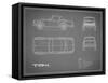 Triumph TR4-Grey-Mark Rogan-Framed Stretched Canvas