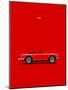 Triumph TR6 Red-Mark Rogan-Mounted Art Print