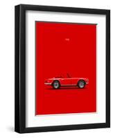 Triumph TR6 Red-Mark Rogan-Framed Art Print