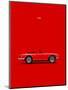 Triumph TR6 Red-Mark Rogan-Mounted Art Print