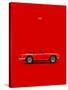 Triumph TR6 Red-Mark Rogan-Stretched Canvas