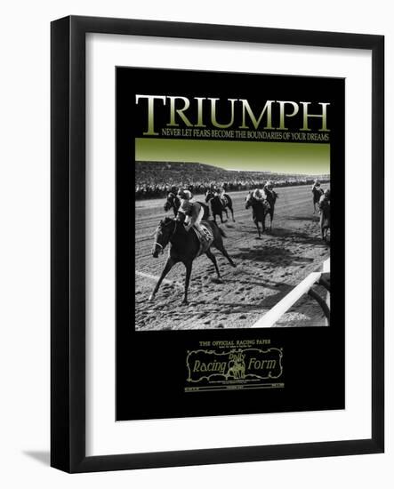 Triumph-null-Framed Art Print