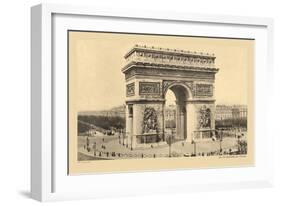 Triumphal Arc-null-Framed Art Print