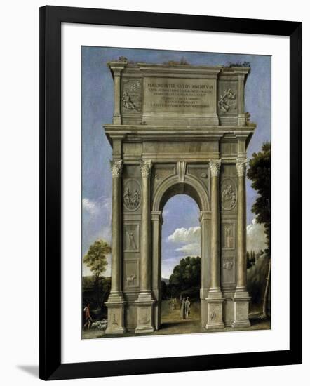 Triumphal Arch, 1607-1615-Domenichino-Framed Giclee Print