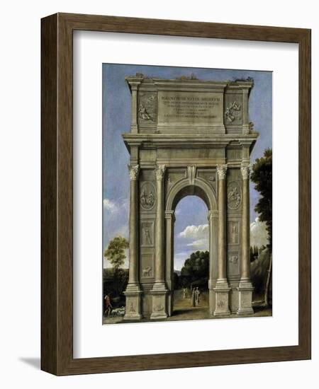 Triumphal Arch, 1607-1615-Domenichino-Framed Giclee Print