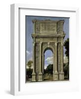 Triumphal Arch, 1607-1615-Domenichino-Framed Giclee Print