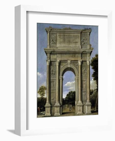 Triumphal Arch, 1607-1615-Domenichino-Framed Giclee Print