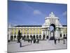 Triumphal Arch and Praca do Comercio, Baixa, Lisbon, Portugal-Michele Molinari-Mounted Photographic Print