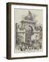 Triumphal Arch at Albert-Bridge, Manchester-null-Framed Giclee Print