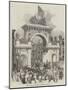 Triumphal Arch at Albert-Bridge, Manchester-null-Mounted Giclee Print