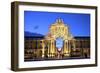 Triumphal Arch at Dusk, Lisbon, Portugal, South West Europe-Neil Farrin-Framed Photographic Print