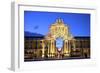 Triumphal Arch at Dusk, Lisbon, Portugal, South West Europe-Neil Farrin-Framed Photographic Print