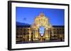 Triumphal Arch at Dusk, Lisbon, Portugal, South West Europe-Neil Farrin-Framed Photographic Print