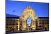 Triumphal Arch at Dusk, Lisbon, Portugal, South West Europe-Neil Farrin-Mounted Photographic Print