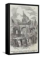 Triumphal Arch Erected at Hobart Town, to Welcome the Governor of Van Diemen's Land-null-Framed Stretched Canvas