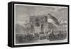 Triumphal Arch Erected at Naples During the Fetes Recently Held in That City-Frank Vizetelly-Framed Stretched Canvas