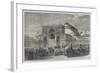 Triumphal Arch Erected at Naples During the Fetes Recently Held in That City-Frank Vizetelly-Framed Giclee Print