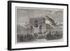 Triumphal Arch Erected at Naples During the Fetes Recently Held in That City-Frank Vizetelly-Framed Giclee Print