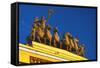 Triumphal Arch in Palace Square.-Jon Hicks-Framed Stretched Canvas