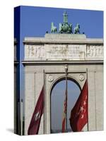 Triumphal Arch, Moncloa, Madrid, Spain-Upperhall-Stretched Canvas