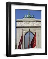 Triumphal Arch, Moncloa, Madrid, Spain-Upperhall-Framed Photographic Print