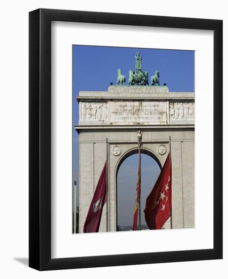 Triumphal Arch, Moncloa, Madrid, Spain-Upperhall-Framed Photographic Print