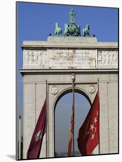 Triumphal Arch, Moncloa, Madrid, Spain-Upperhall-Mounted Photographic Print