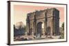 Triumphal Arch of Constantine-M. Dubourg-Stretched Canvas