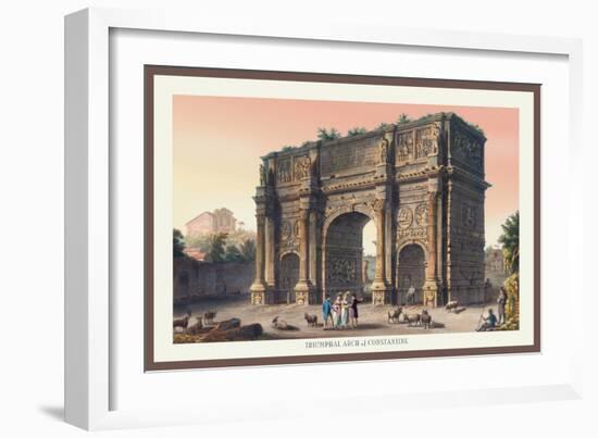 Triumphal Arch of Constantine-M. Dubourg-Framed Art Print
